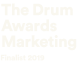 The Drum Awards Marketing Finalist 2019 logo